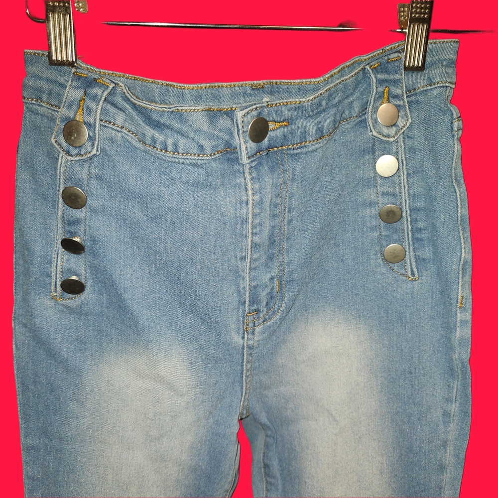 SHEIN Light Blue Bootcut Jeans 😍👖 #Fashion #Jeans #SHEIN #OOTD #Style 🥰✨💯